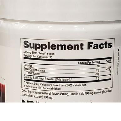 NutraBio Nutrabio Beet Root Powder Mixed Berry 30 Servings 