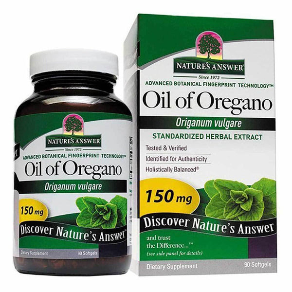  Nature's Answer Oil of Oregano 150mg 90 Soft Gels 