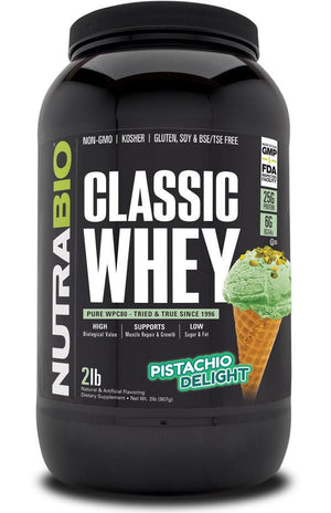  NutraBio Classic Whey Protein 2lb 
