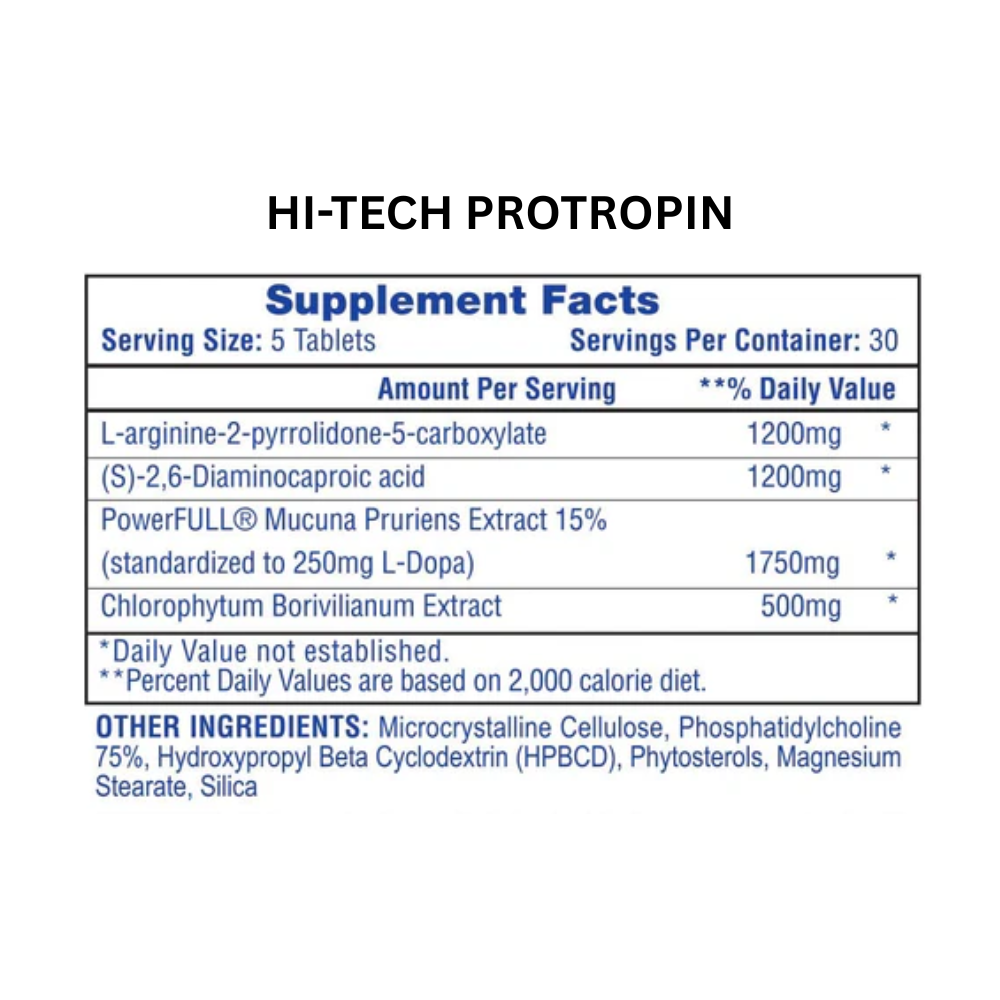 Three supplement bottles labeled 'Protropin', 'Ecdisten', and 'Turkesterone 650' on a white background.