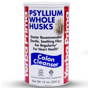  Yerba Prima Psyllium Whole Husks 12 oz 