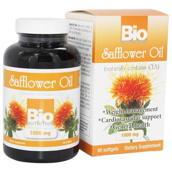  Bio Nutrition Safflower Oil 1000mg 90 Soft Gels 