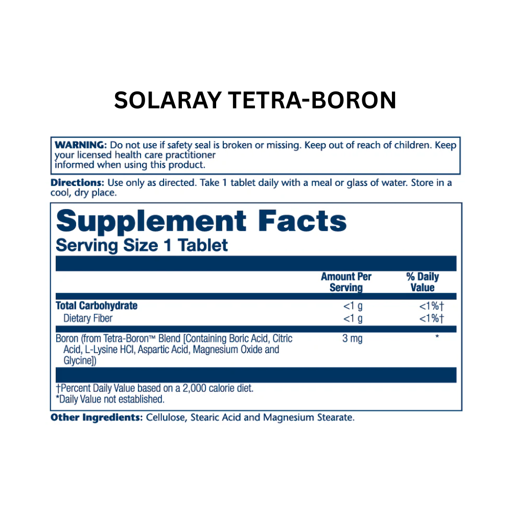Four supplement bottles from Solaray, Zhou, and Now on a white background