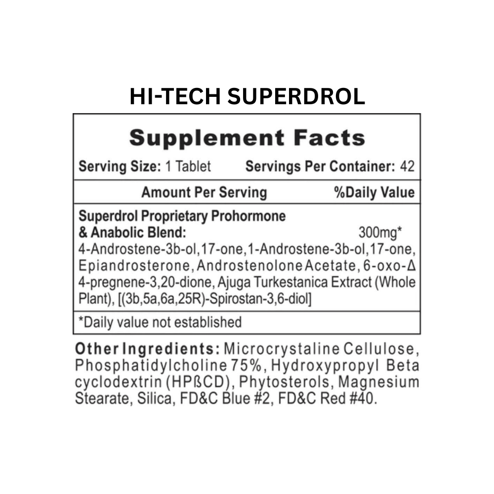 Collection of supplement bottles from Hi-Tech Pharmaceuticals on a white background