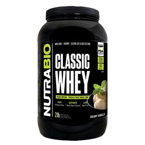 NutraBio Classic Whey Protein 2lb