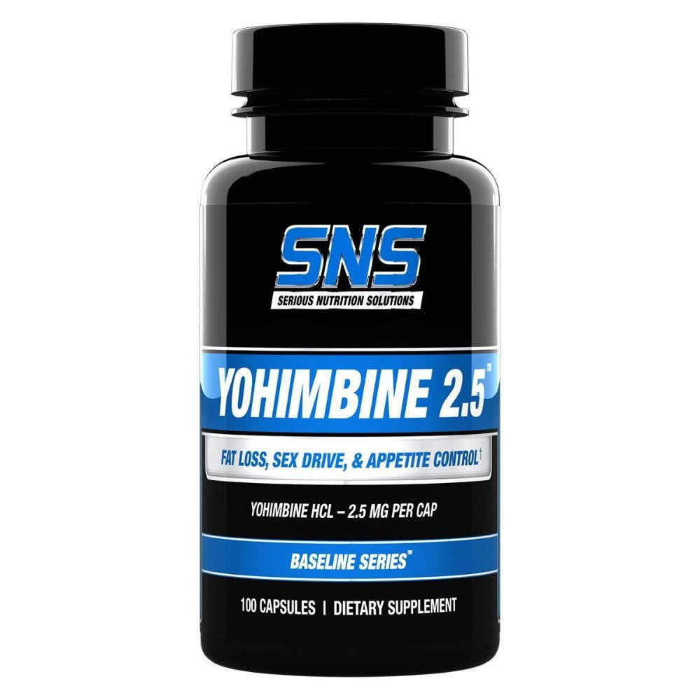  Serious Nutrition Solutions Yohimbine HCL 2.5mg 100 Capsules 