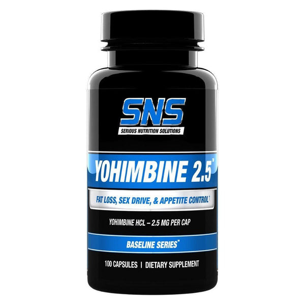  Serious Nutrition Solutions Yohimbine HCL 2.5mg 100 Capsules 